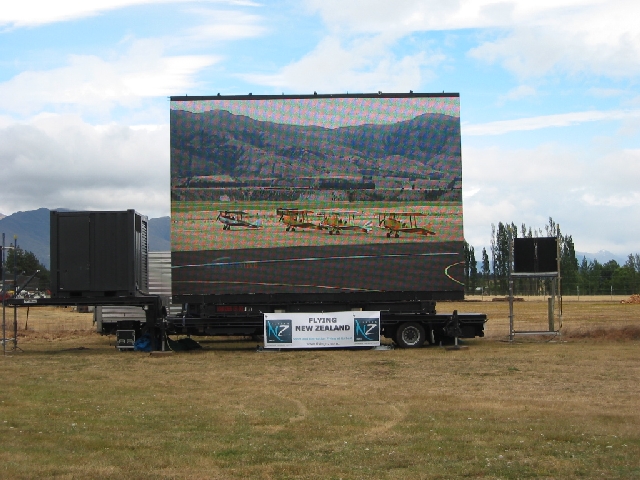 Big screen.