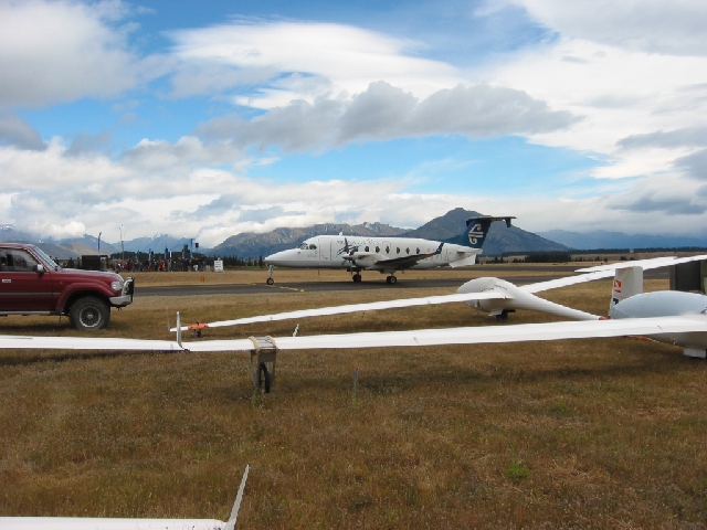 Air New Zealand w Wanaka.
