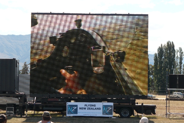 Big screen.